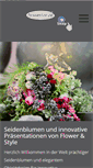 Mobile Screenshot of flowerandstyle.de